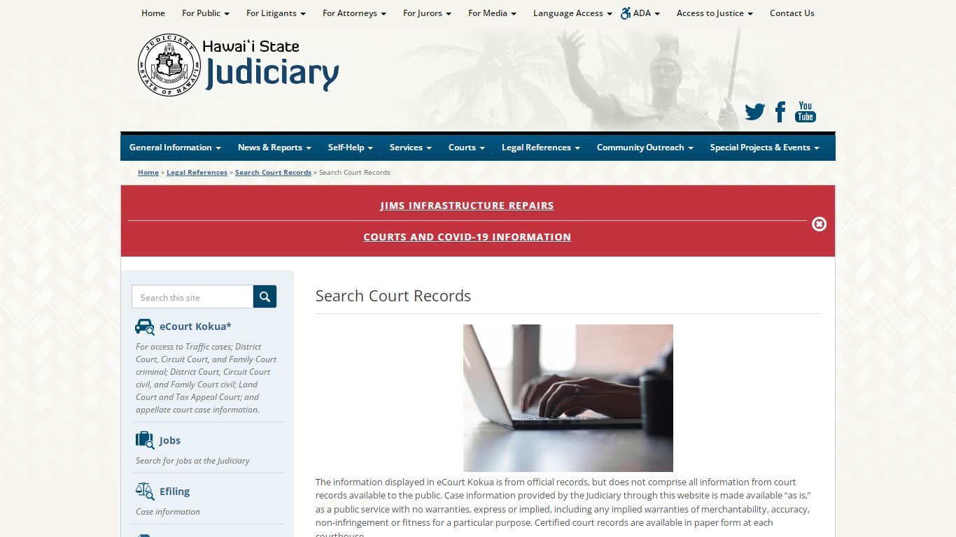 Judiciary | Search Court Records - Hawaii State Judiciary